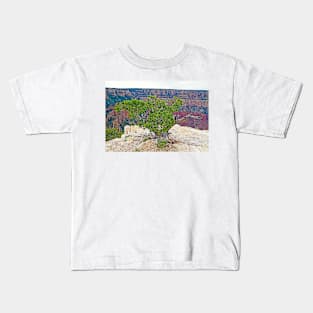 Grand Canyon Tree Study 2 Kids T-Shirt